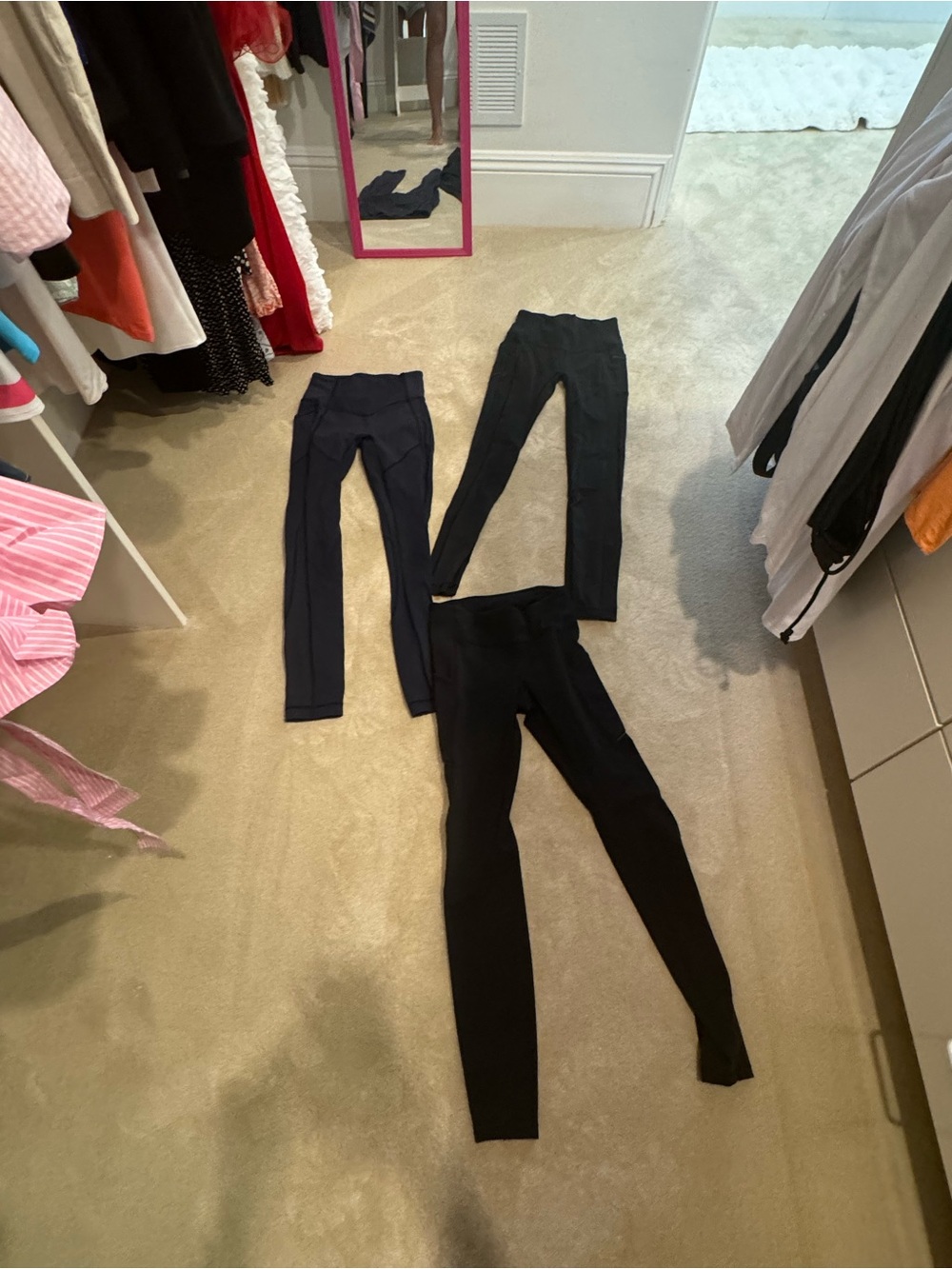 lululemon athletica Women's Black and Navy Leggings Bundle